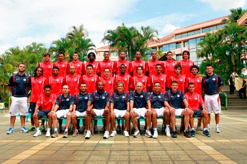 La nazionale della Costa Rica