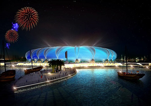 Il progetto del Doha Port Stadium