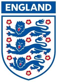 Il logo della nazionale di calcio dell'Inghilterra