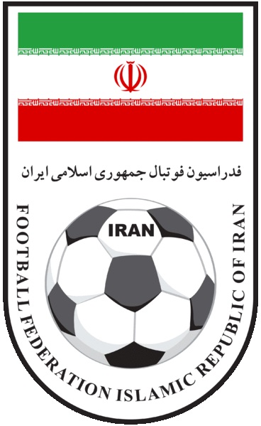 Il logo della nazionale dell'Iran